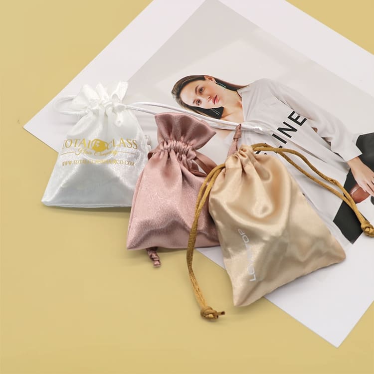 satin jewelry dust bags